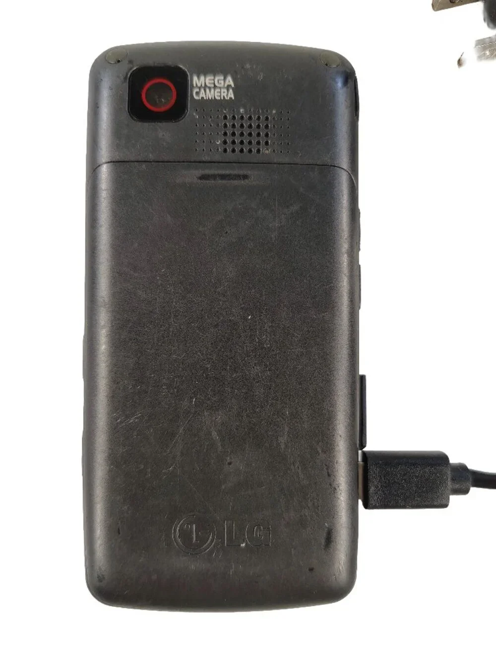 Vintage Y2K Gray Slider LG Camera Cellphone With Charger
